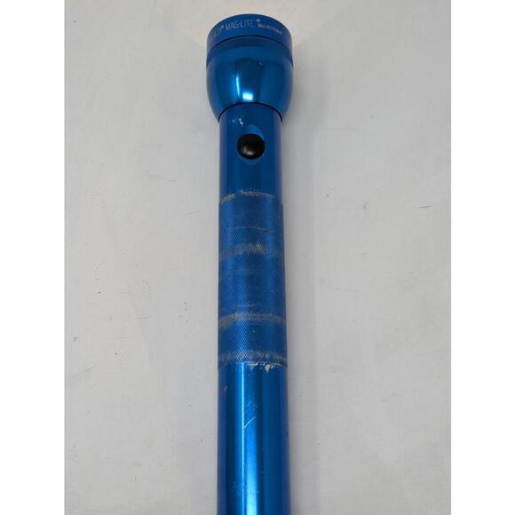 Maglite Flashlight Blue LED 12" Large 3 D cell Battery CA USA - Picture 3 of 6